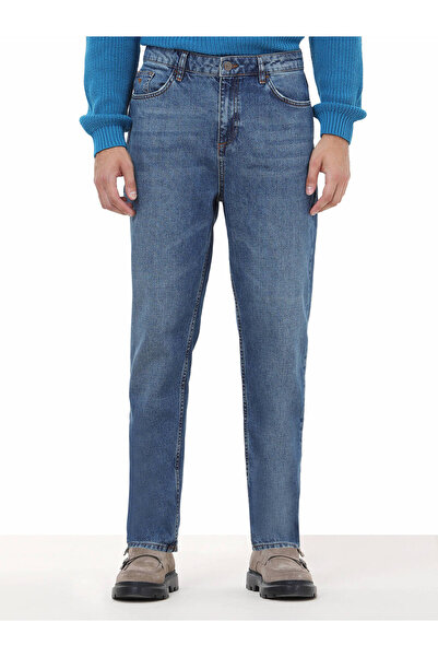 Kip Темно-сині джинси з бавовняною сумішшю