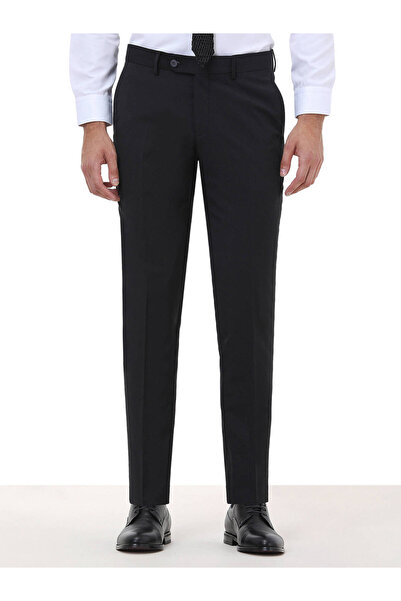 Kip Чорні Slim Fit - Класичні штани з вовняною сумішшю