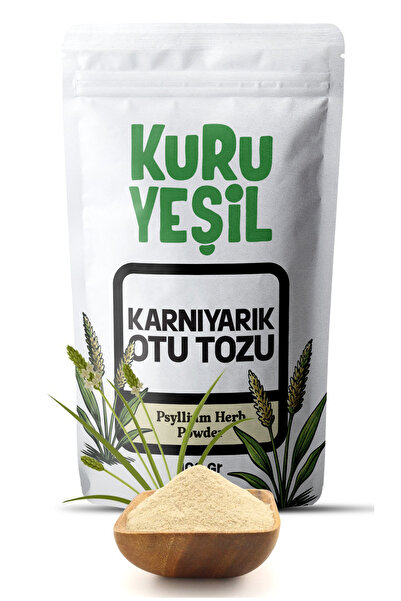 Kuru Yeşil Karnıyarık Otu (PSYLLİUM) Tozu 100 Gr, Glutensiz