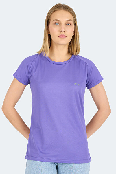 Slazenger Relax Γυναικείο T-shirt Μωβ