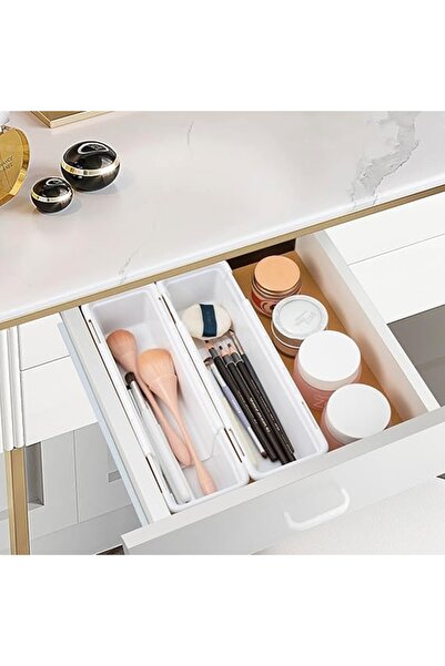 VİALEX منظم مكياج قابل للتعديل - منظم أدراج معياري قابل للتعديل