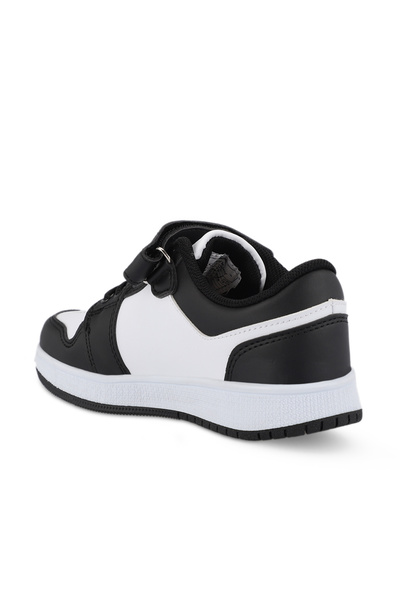 Slazenger PRINCE I Unisex Çocuk Cırt Cırtlı Beyaz / Siyah Günlük Spor Ayakkabısı