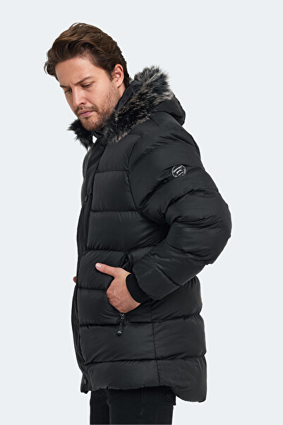 Slazenger HARSHAL IN Erkek Siyah Mont & Kaban