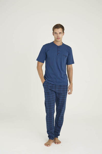 KLY New Season 2026 Men's Midi Collar Luxury Design Pajama Set