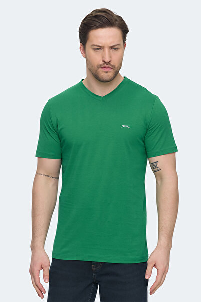 Slazenger Ανδρικό μπλουζάκι Sargon Σκούρο πράσινο