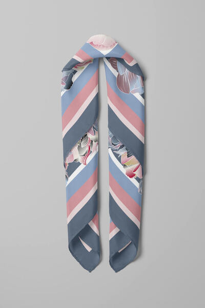 Modabutik B71 Modern Çiçek Tasarım Bandana Dg12392