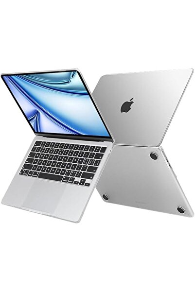 Glassology جراب شفاف كريستالي مع واقي شاشة لجهاز ماك بوك إير 13.6 بوصة M4 2025