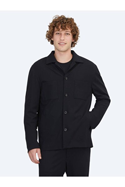 Kip Costum tricotat negru, drept, modern