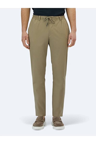 Kip Vizon Düz Dokuma Jogging Fit Casual Pantolon