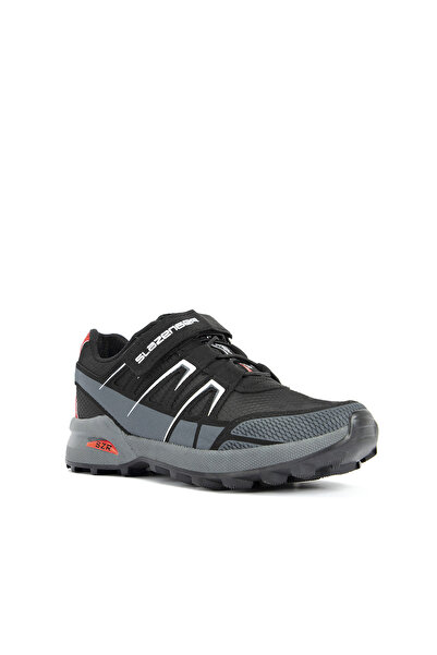 Slazenger Adıtya in Unisex Kids Sneaker Shoes Black / Dark Gray