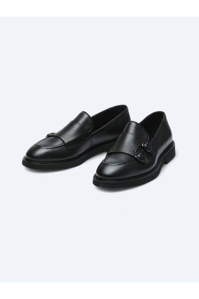 ABDURRAKİP ÇETİN SİİRT YÖRESEL ÜRÜNLER Black Leather Smart Casual Loafer