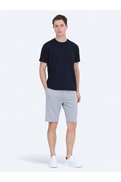 Kip Синій велосипедний комір Прямий T-Shirt