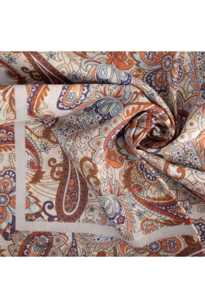 PİRAMİT Natural Patterned Scarf