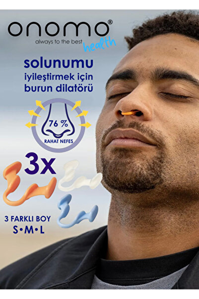 Onomo Health Horlama Önleyici Solunum Burun Dilatörü