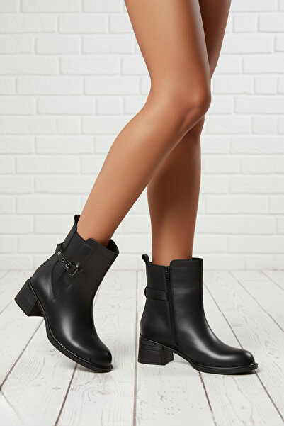 37Numara BÜYÜK NUMARA KADIN HAKİKİ DERİ BOT 41-42-43-44-SİYAH