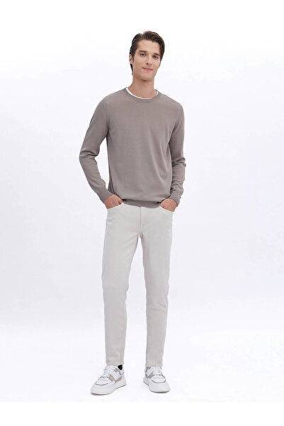 Kip Відкритий візон велосипедний комір, прямий трикотажний светр