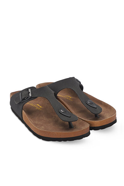 Slazenger Luke Black Nubuck Women's Slippers