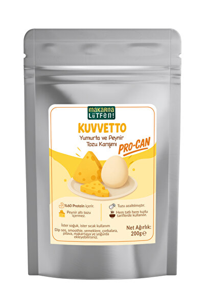 Makarna Lütfen Kuvvetto Procan Yumurta ve Peynir Tozu Karışımı (200 gram)