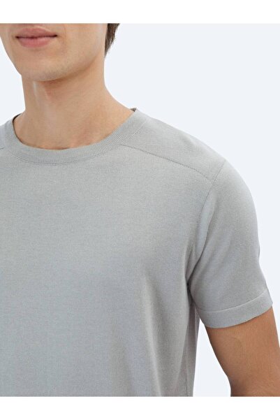 Kip Сірий трикотаж з візерунком у вигляді велосипедного коміра