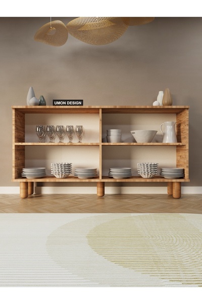 umondesign Bohem Konsol, Çok Amaçlı Dolap, Ayakkabılık, Kahve Köşesi, TV Sehpası Modern