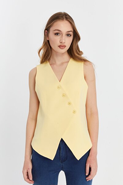 Bolivente Жіночий жилет з V-подібним коміром та ґудзиками
