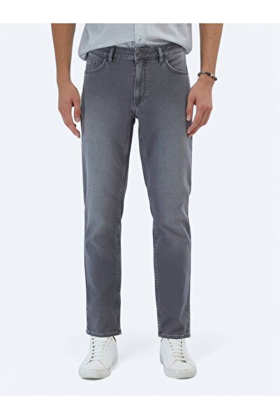 Kip Сірі джинси Slim Fit з бавовняною сумішшю