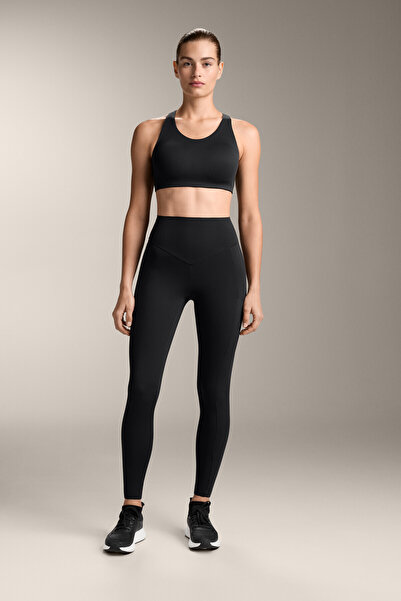 Oysho 65 cm Compressive Basic Pocket Ankle Length Leggings