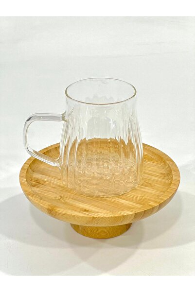 isra kristal Glass Mug with Handle - Coffee, Tea and Soft Drink Cup