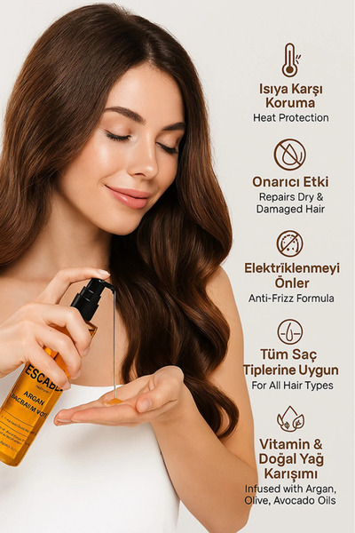 Escabel ARGAN SAÇ BAKIM YAĞI 100 ML