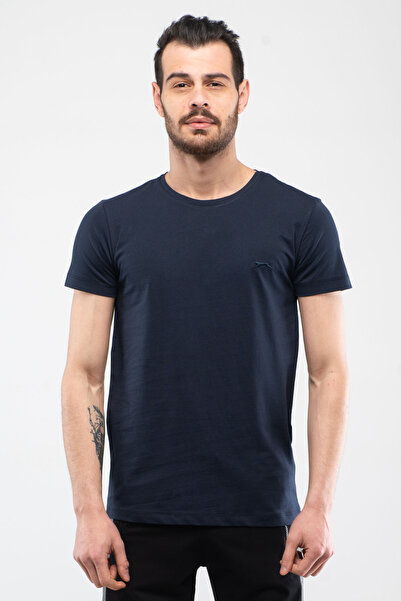 Slazenger Ανδρικό μπλουζάκι Navy Blue Sander