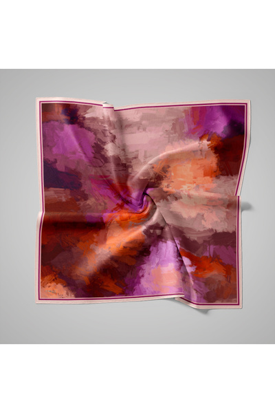 PİRAMİT Natural Patterned Scarf