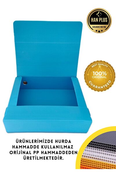 HAN PLUS Archive and Project Box 29X36X15 cm - Blue 25 Pieces