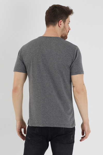 Slazenger Ανδρικό μπλουζάκι Sander Anthracite St11te083