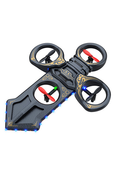 DKH Battle Drone Quadcopter with Remote Control, 360° Stunts, 8-Min Flight Time, Altitude Hold, 50-70m