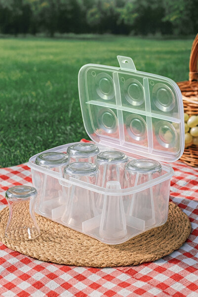 Kitchen Life Çay Bardağı Taşıma Kabı Piknik Kamp Bardak Saklama Kutusu - Taşıma Organizer