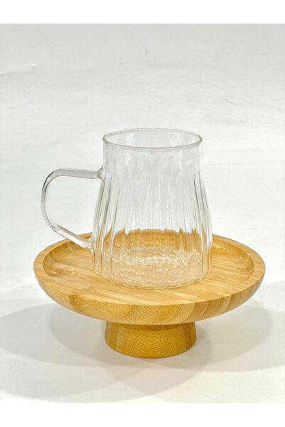 isra kristal Glass Mug with Handle - Coffee, Tea and Soft Drink Cup