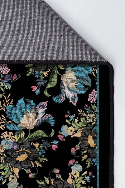 Rose'n Home Arte DS286 Klasik Çiçek Desenli Dekoratif Dokuma Halı
