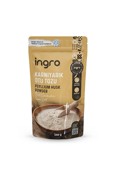 İngro Karnıyarık Otu Tozu Psyllium Husk Powder 250 G