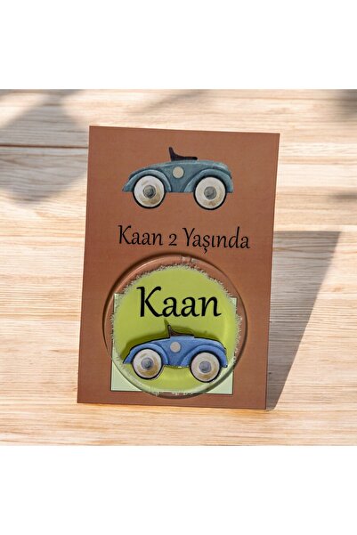 ENCİVA İsme Özel Bebek Magneti 10 Adet Kartlı Jelatinli yenidoğan hediyelik b...