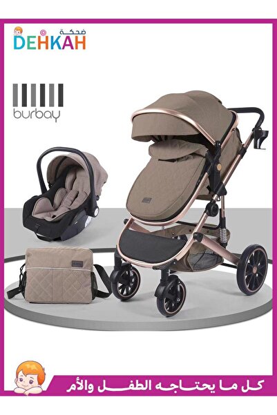burbay عربة أطفال بوراباي 4 في 1