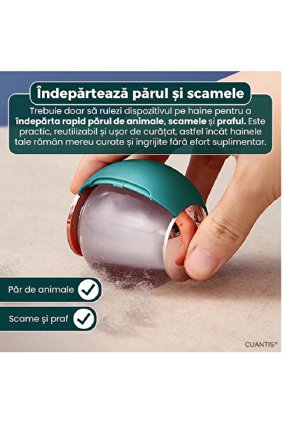 OEM Portable Lint and Hair Removal Roller, Reusable, Washable, Pink