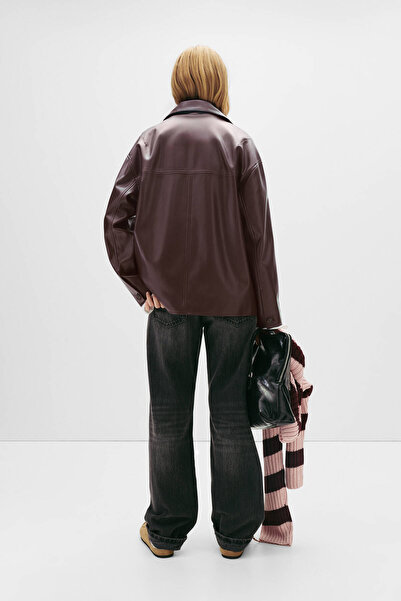 Pull & Bear Suni Deri Ceket