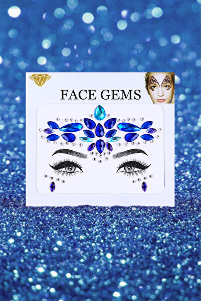 BearPear Eldoria Kendinden Yapışkanlı Festival Yüz Taşı Face Sticker