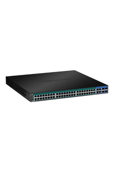 TRENDnet Switch cu 52 de porturi Gigabit Web Smart, 48 x PoE+, 4 x Gigabit/SFP - TPE-5240WS