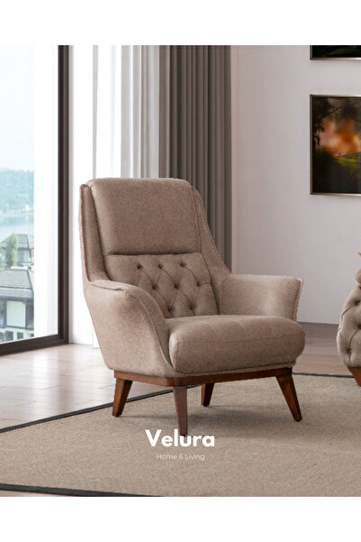 Velura Home & Living Tulia Berjer & Tekli Koltuk