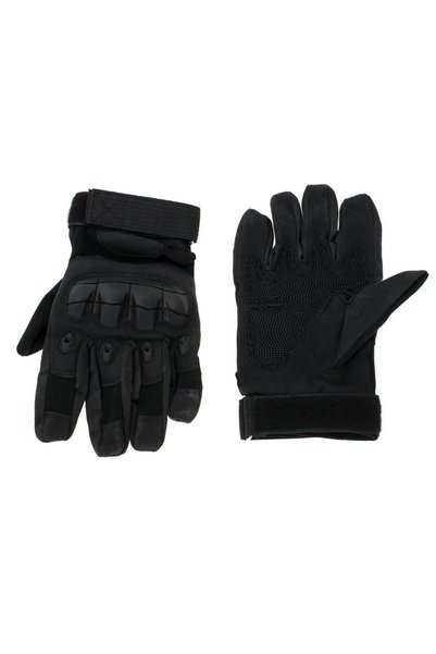 All Manusi Tactice cu elemente de protectie, marime XL, cu destinatie Moto, ATV, SSV, QUAD, culoare Neag
