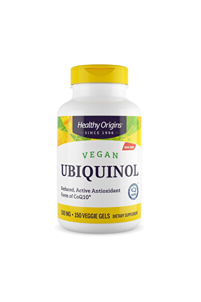 HEALTHY ORIGINS Ubiquinol 100 mg (Kaneka QH, Non-GMO, Gluten Free, Heart Support, Energy Support), 150 Softgels