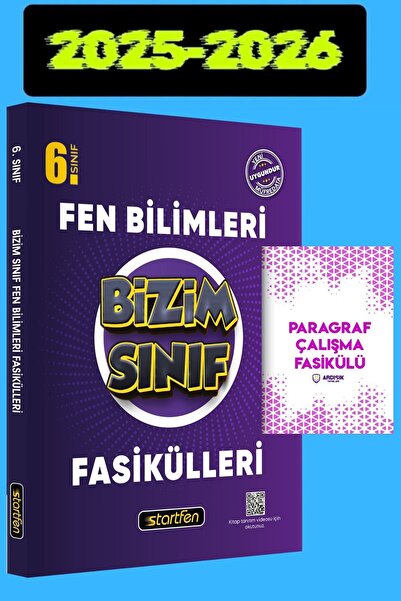 Startfen 6. Sınıf Fen Bilimleri Bizim Sınıf Etkinlikli Soru Bankası