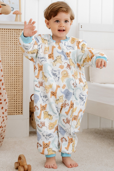 Lilabio Kız Erkek Çocuk 1.5-2 Tog Desenli Uyku Tulumu