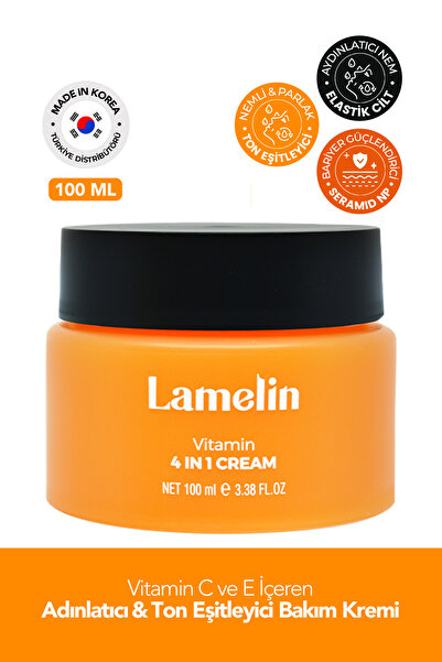 Lamelin Vitamin Içeren Nemlendirici Büyük Boy Krem Vitamin 4 In 1 Cream 100 ml